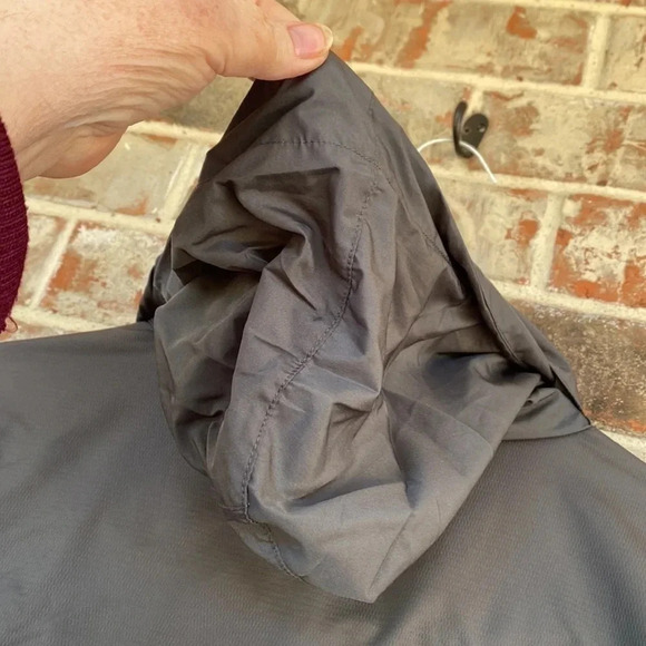 Polar Edge Two Tone Gray Waterproof Fleece Lined Hooded Full Zip Jacket - Picture 10 of 10